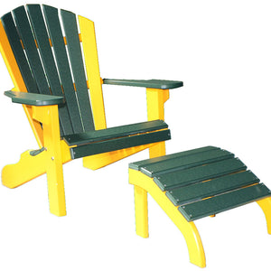 Classic - Poly Outdoor 22" Beach Chair With Optional Ottoman