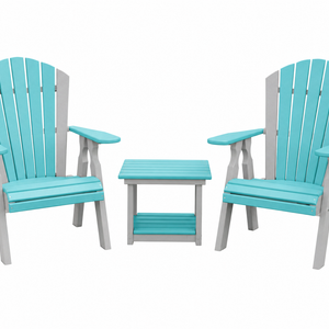 Classic - Poly Outdoor 22" Dining Chair With Optional End Table