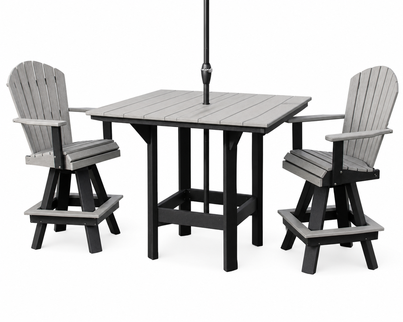 Classic - Poly Outdoor 48" Square Bar Table