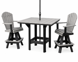 Classic - Poly Outdoor 48" Square Bar Table