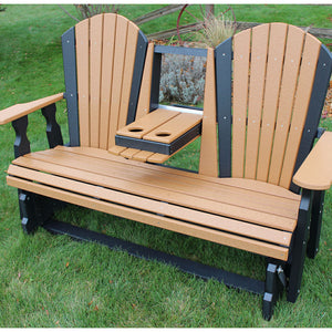 Classic - Poly Outdoor 5' Glider Chair With Console