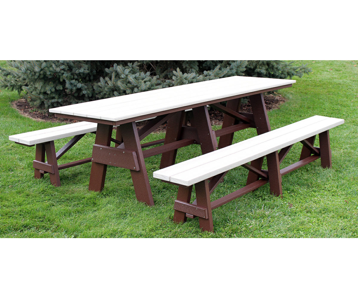 Classic - Poly Outdoor A Frame Picnic Table