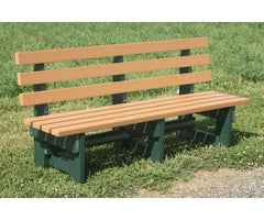 Classic - Poly Outdoor Commercial Park Poly Bench