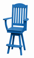 Classic - Poly Outdoor Stationary Bar Chair