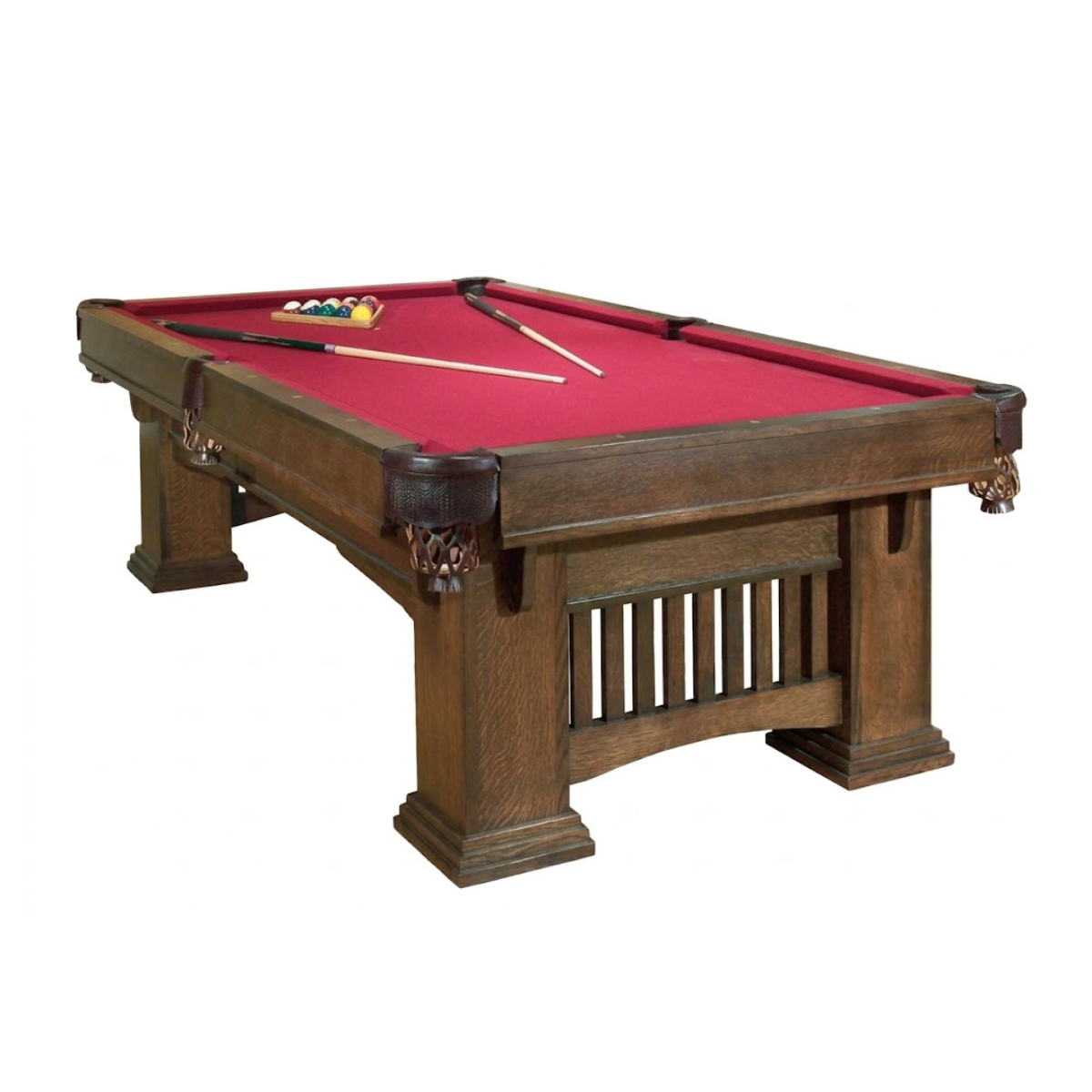 Classic Mission - Amish Handcrafted Pool Game Table