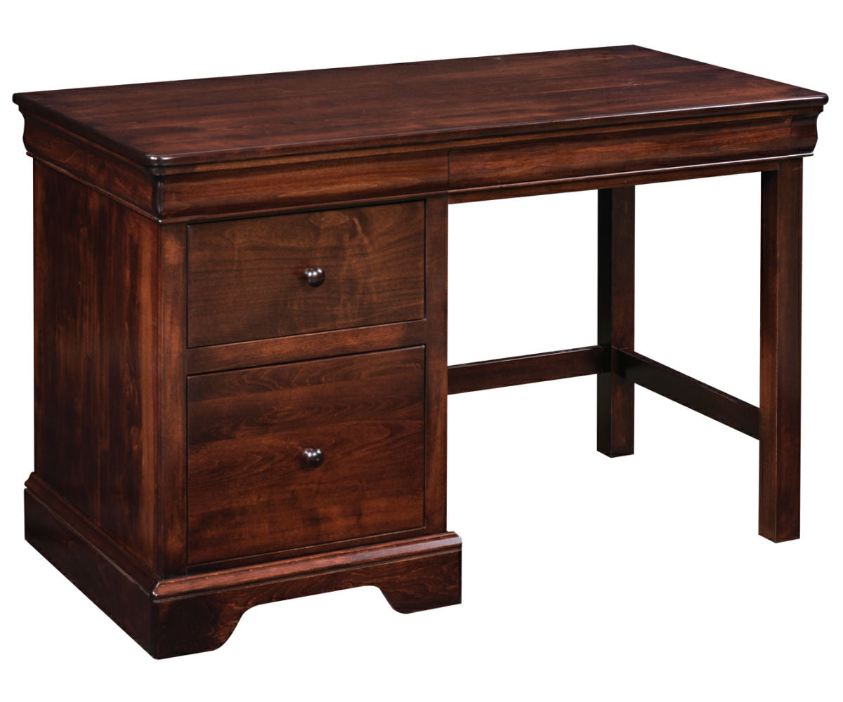 Claymont- Amish Hardwood Desk With Optional Hutch