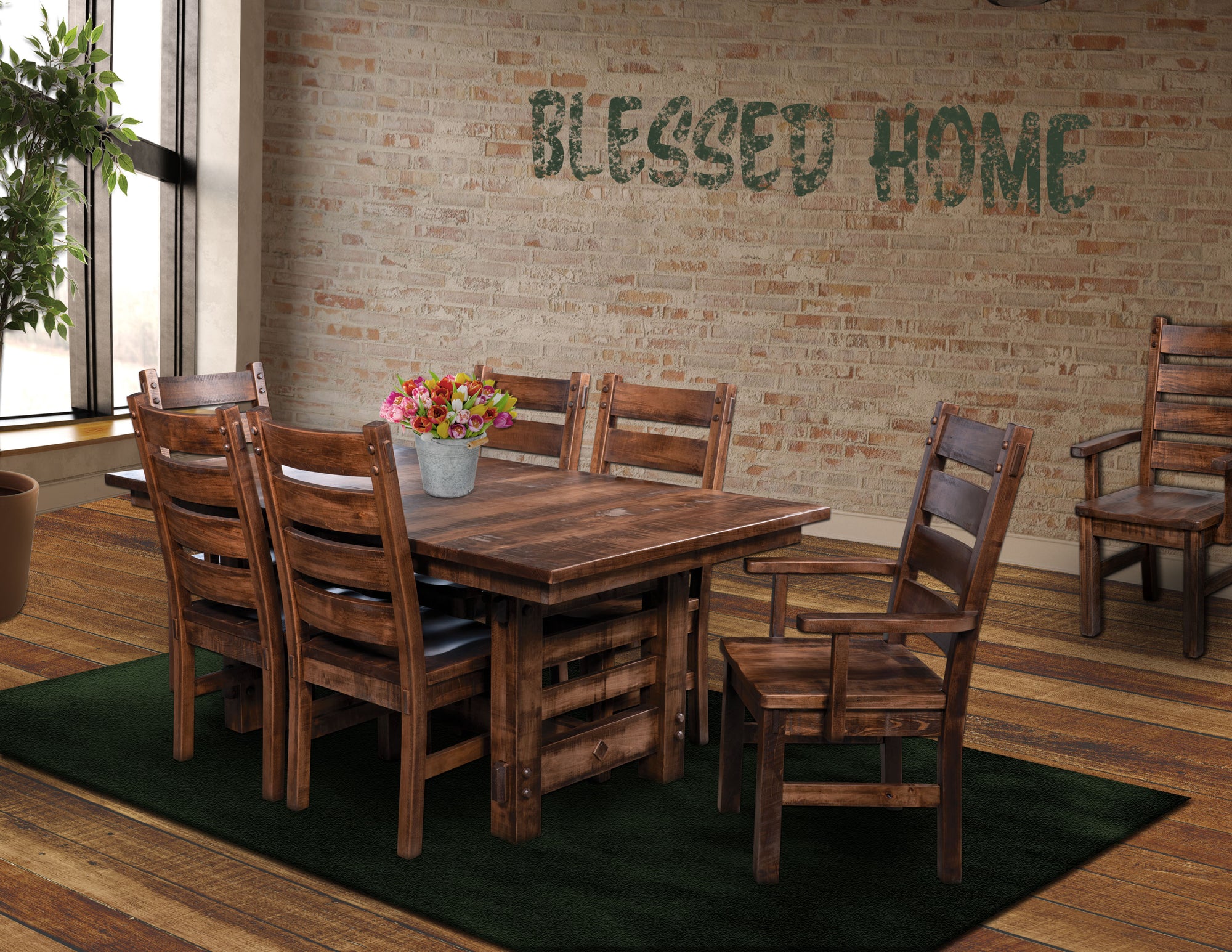 Columbus - Amish Handcrafted Dining Chair Set