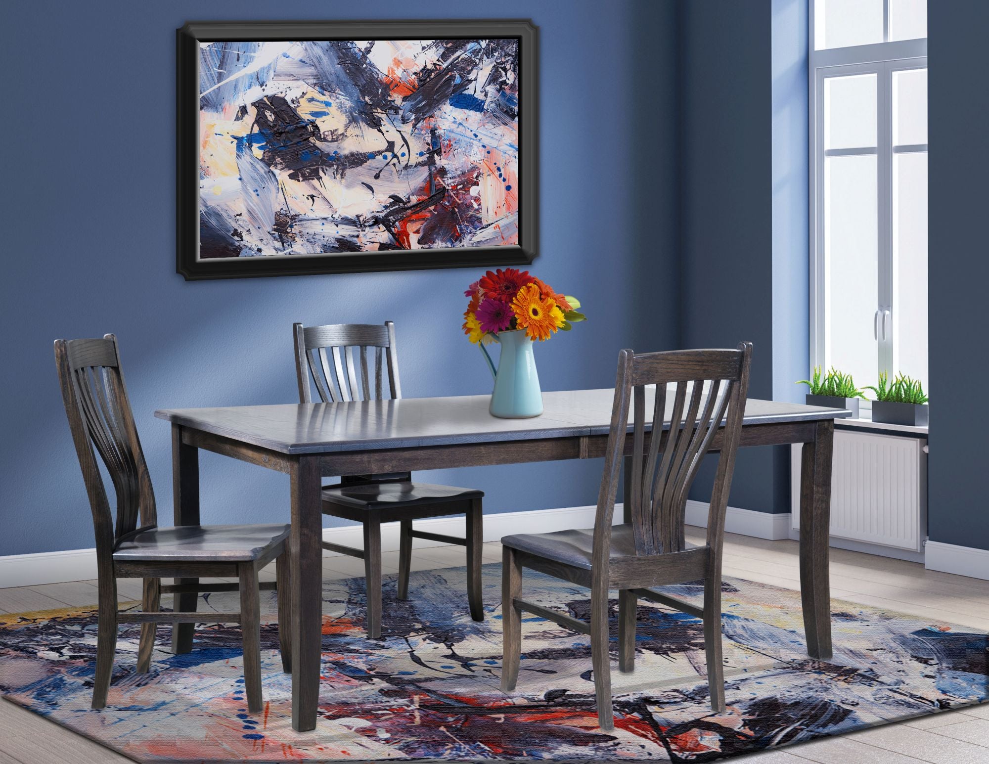 Concord- Amish Handcrafted Solid Wood Dining Chair