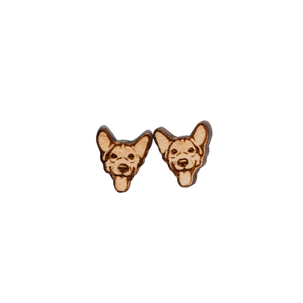 Corgi Stud Earrings