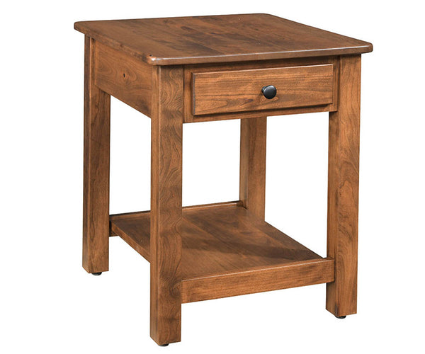 Country- Amish Handcrafted Open End Table