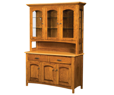 Country Shaker - Amish Handcrafted Dining Hutch