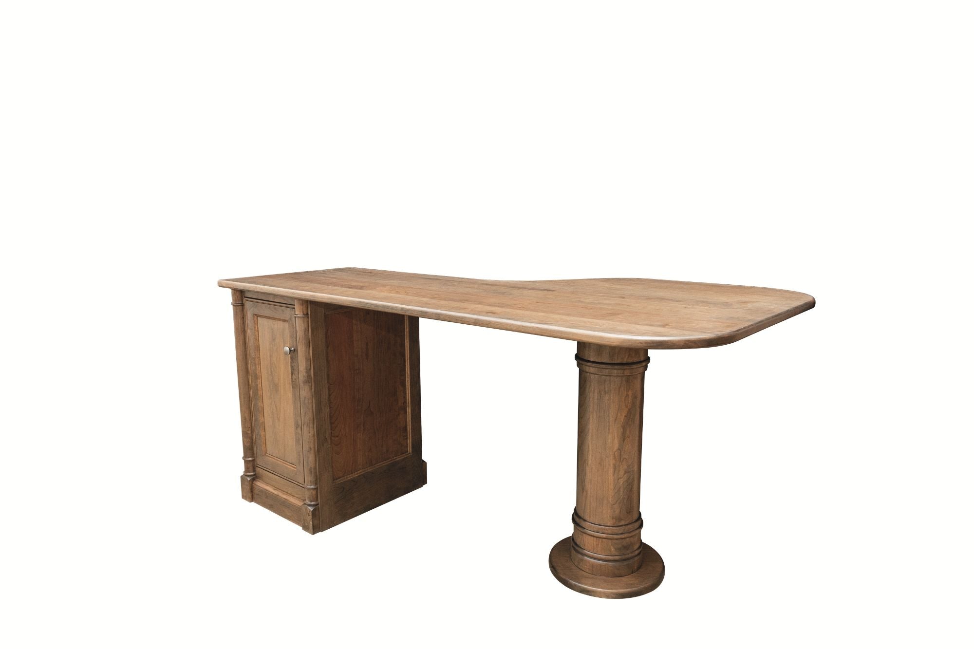 Covington -  Amish Hardwood Pedestal Desk