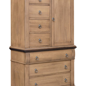 Crescent Creek - Hardwood Amish Door & Drawer Armoire
