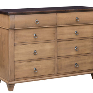 Crescent Creek - Hardwood Amish High Double Dresser