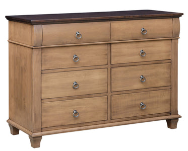 Crescent Creek - Hardwood Amish High Double Dresser