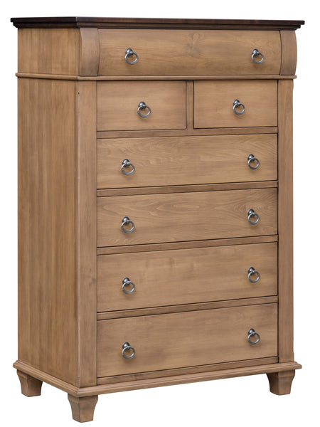 Crescent Creek - Hardwood Amish Master Chest of Drawers