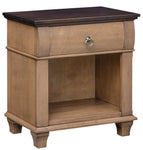 Crescent Creek - Hardwood Amish Open Nightstand