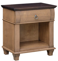 Crescent Creek - Hardwood Amish Open Nightstand