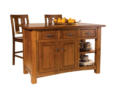 Brunswick - Amish Handcrafted Kitchen Island