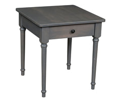 Dalton - Amish Hardwood End Table With Drawer