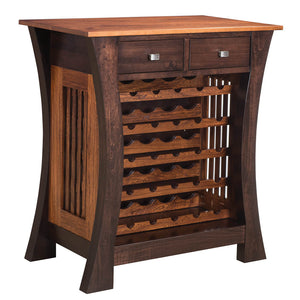 Darlington - Amish Handcrafted Wine Cabinet