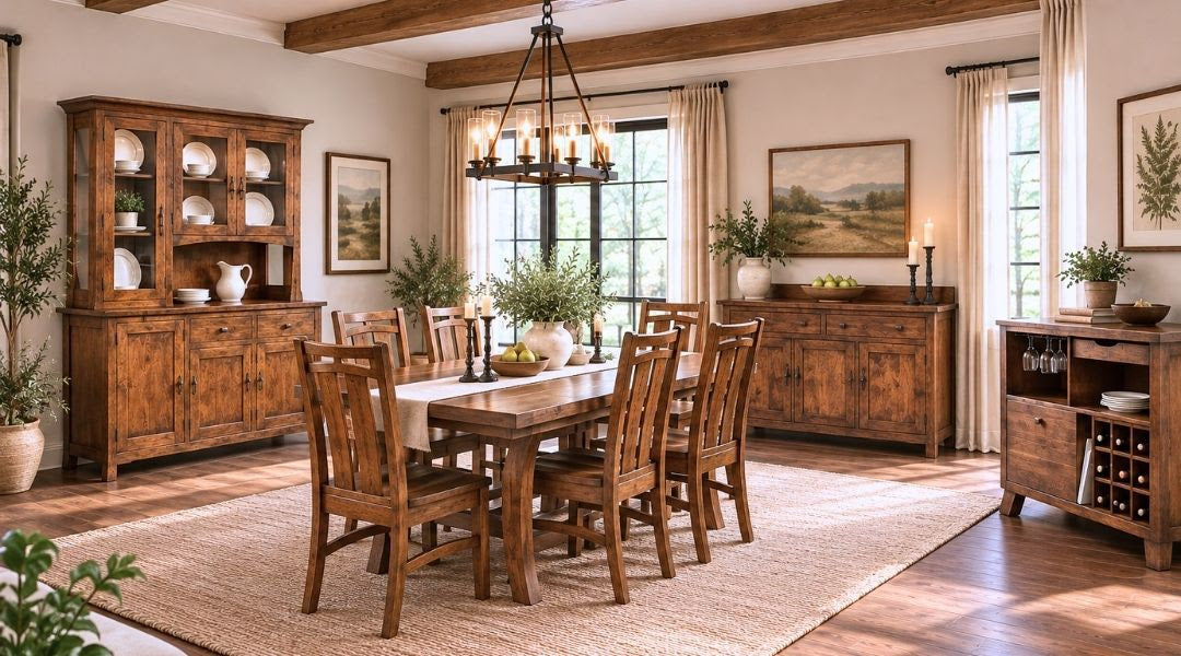 Victoria - Amish Handcrafted Wine Cabinet
