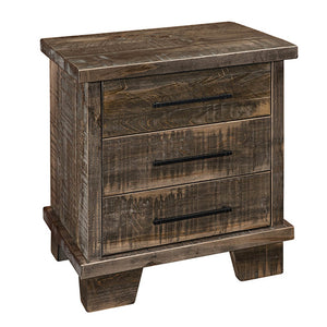 Glendale - Amish Handcrafted 3 Drawer Nightstand