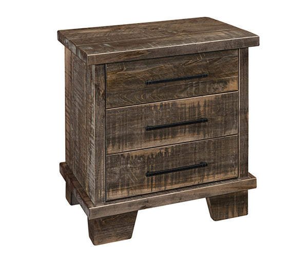 Glendale - Amish Handcrafted 3 Drawer Nightstand