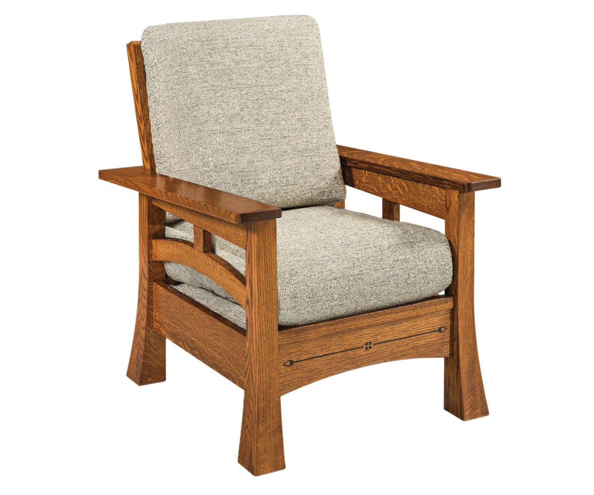 Brady - Amish Handcrafted Upholstered Living Room Chair