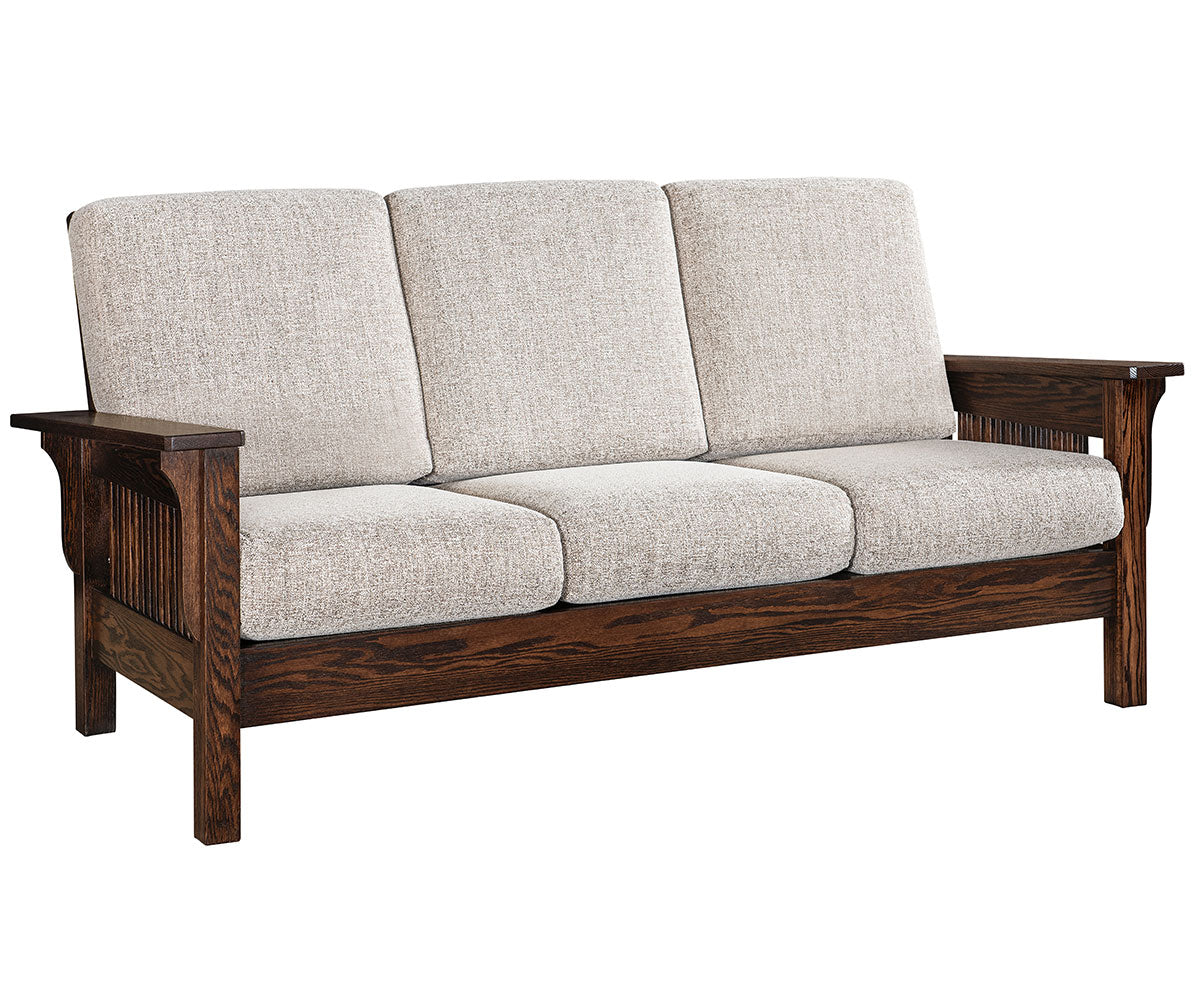 Leah - Amish Handcrafted Sofa - QUICK-SHIP