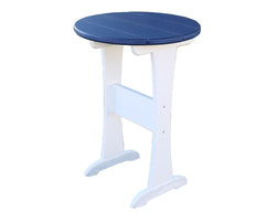 Poly Outdoor Round End Table