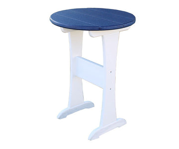 Poly Outdoor Round End Table