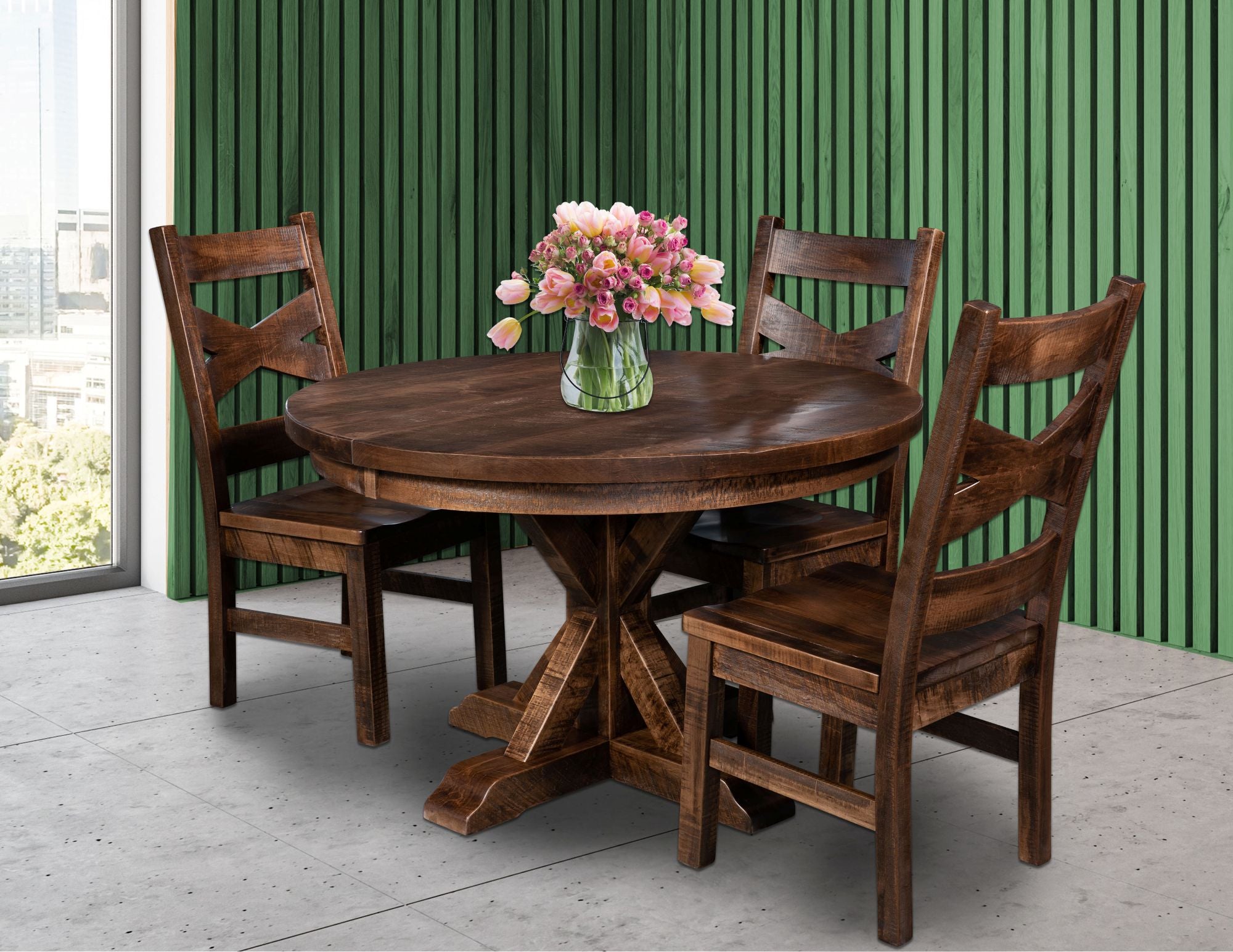 Elkhorn - Amish Handcrafted Solid Wood Dining Chair