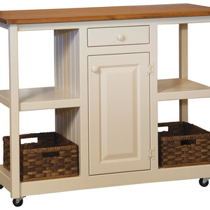 Ella's - Amish Handcrafted Kitchen Server With Optional Baskets