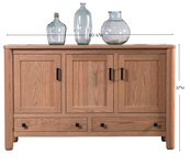 Ellianna- Amish Handcrafted Sideboard Cabinet / Quick Ship