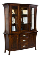 Ensenada- Amish Solid Wood 3 Door Dining Hutch