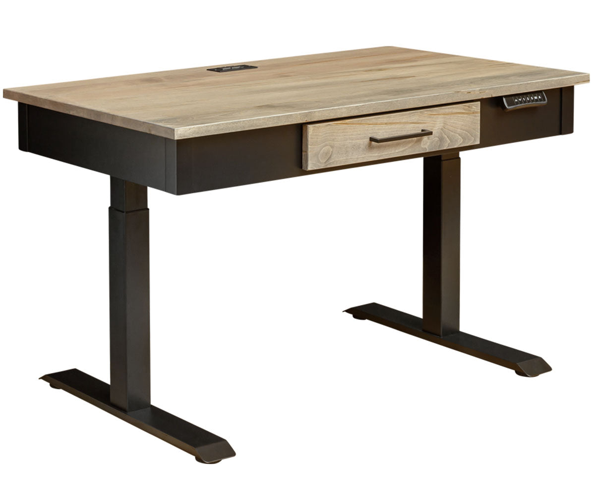 Eshton- Amish Hardwood 50" Lift Desk Table