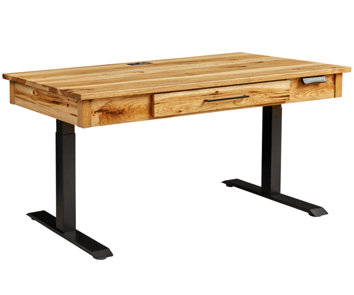Eshton- Amish Hardwood 60" Lift Desk Table