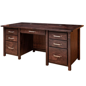 Eshton- Amish Hardwood Executive Desk