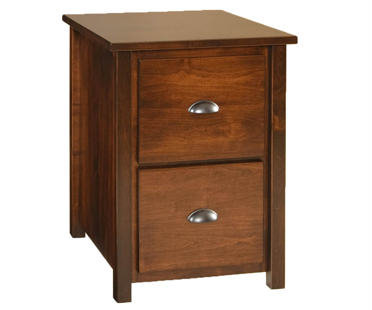 Eshton- Amish Hardwood File Drawer Cabinet