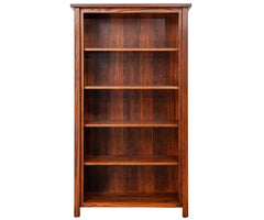 Eshton- Amish Hardwood Open Bookcase