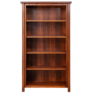 Eshton- Amish Hardwood Open Bookcase