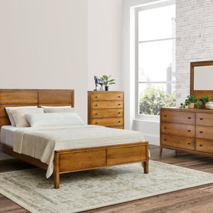 Estelle - Amish Hardwood Panel Bedroom Set