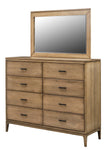 Estelle - Hardwood Amish Double High Dresser With Optional Mirror