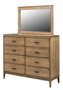 Estelle - Hardwood Amish Double High Dresser With Optional Mirror
