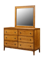 Estelle - Hardwood Amish Triple Dresser With Optional Mirror
