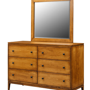 Estelle - Hardwood Amish Triple Dresser With Optional Mirror
