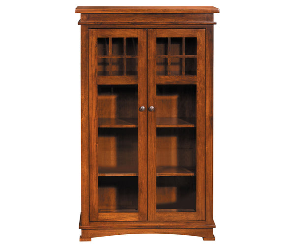 Ethan- Amish Solid Wood Display Cabinet