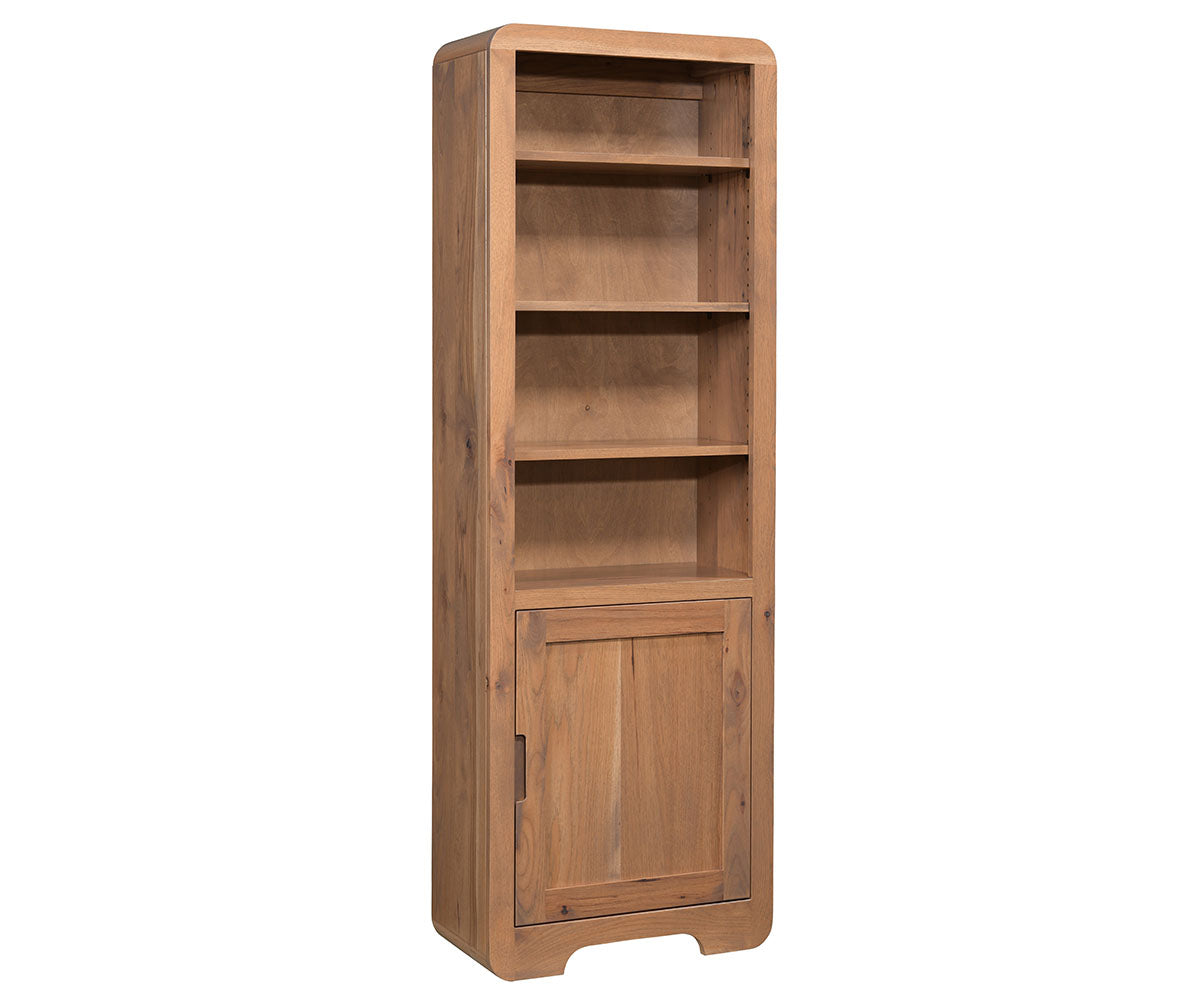 Europa- Amish Handcrafted 72" Bookcase With Doors