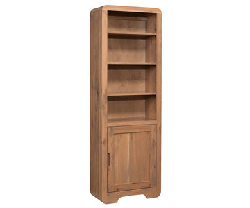 Europa- Amish Handcrafted 72" Bookcase With Doors